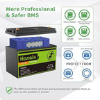 12V 100Ah LiFePO4 Lithium Battery, Built-in 100A BMS, Up to 8000 Cycles, for Solar Energy Storage, Backup Power, RV, Camping, Off-Grid