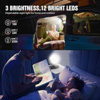 Portable Camping Fan with LED Lantern- 40H Work Time Rechargeable Battery Operated Fan with Hanging Hook for Tent Car RV Hurricane Emergency Outages Survival Kit