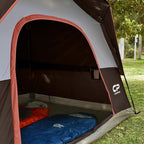 Tents for Camping 4 Person Tent Waterproof Windproof Double Layer Camping Tent, Easy Setup Dome Tent with Large Mesh Windows & Wider Door for Outdoor Camping & Hiking
