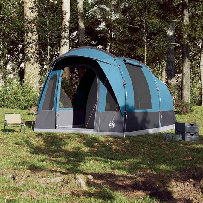 Waterproof Camping Tent with Fiberglass Poles, All-Weather Windproof Shelter for Outdoor Adventures, Easy Setup Lightweight Polyester Tent with Mosquito