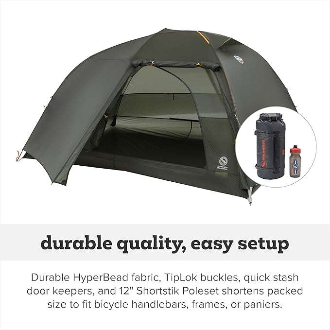 Big Agnes Copper Spur UL Bikepack Tent - Ultralight Backpacking & Cycling Shelter, 3 Season