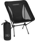 TSE LC100 Compact Camping Chair, 2lbs Super Lightweight Outdoor Folding Chair. Portable for Hiking, Beach, Festivals, Urban Use, or Garden Relaxation