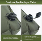Elegear CumbreX™ Double Sleeping Pad for Camping, 4.7" Ultra-Thick Inflatable Camping Sleeping Pad 2 Person with Built-in Foot Pump, Portable Camping Sleeping Mat for Backpacking Hiking Tent, Full