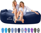 AlphaBeing Inflatable Lounger Beach Chair Accessories, Air Sofa Hammock Inflatable Couch for Camping Backyard Lakeside with Compression Sacks, Ideal Outdoor Gifts for Adults