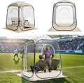 VEVOR Pop up Sports Tent, 8 Sizes Optional Clear Bubble Tent for 1-6 Person, Waterproof Outdoor Pod with Floor Mat & Top Cover, Garden Igloo Dome Tents Camping Shelter for Sports Watching