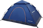 1/2/3/4 Person Tents Waterproof&Windproof Family Tents Camping-Tent,Lightweight Portable Pop Up Tent for Camping,Hiking,Mountaineering or Beach Easy to Set Up Adventures Carry Bag