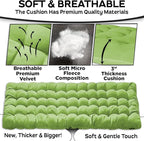 Zone Tech Camping Cot Mattress Pad Premium Quality Outdoor Comfortable Thicker Cotton Sleeping Cot Lightweight Waterproof Bottom Pad Mattress for Adult, Kid