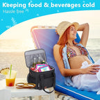 MIYCOO Ice Packs for Lunch Boxes & Lunch Bag - Quick Freeze Ice Pack Space Saving Freezer Packs - Reusable Slim Original Cool Pack - Cooler Accessories for Beach, Camping and Fishing