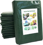 2-Pack 7x7ft Yard Garden Leaf Tarp 4 Handles Waterproof Tarps for Sandbox Cover,Lawn Debris,Yard Waste Tarp,Landscape Pruning,Leaf Hauler,Outdoor Camping Tarps,Tent Footprint,Patio Table,FirePit Cover