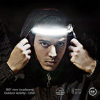 Orbit 2025 Edition Headlamp – 210° Wide Beam + 60° Focus Light, 1020 Lumens, USB-C Rechargeable, IP56 Waterproof, Lightweight LED Headlamp for Camping, Work, Running, Outdoors