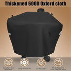 Pellet Grill Cover for Camp Chef Smoker Cover, DLX 24 Upgraded Full-Length Heavy Duty Waterproof Anti-UV Cover for Woodwind Pro 24 PG24SE PG2424SGB SmokePro PG24MZG PG24WWSB, fit Weber Searwood 600