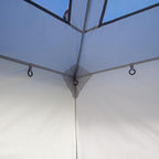 E-Z UP Camping Cube Sport, Converts 10' Angled Leg Canopy into Camping Tent