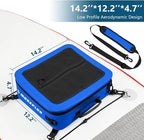 Waterproof PVC Paddleboard Cooler Deck Bag - 12 Can Soft Insulated Cooler for Paddleboarding, Camping, Kayaking