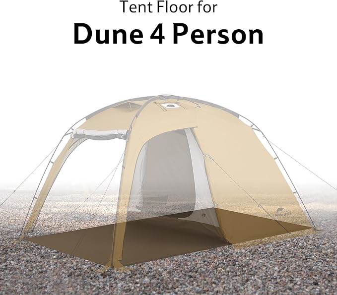 Naturehike Dune Hot Tent with Stove Jack,Double Layer 4 Season Tent,Waterproof 2-4 Person Tents for Camping