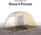 Naturehike Dune Hot Tent with Stove Jack,Double Layer 4 Season Tent,Waterproof 2-4 Person Tents for Camping
