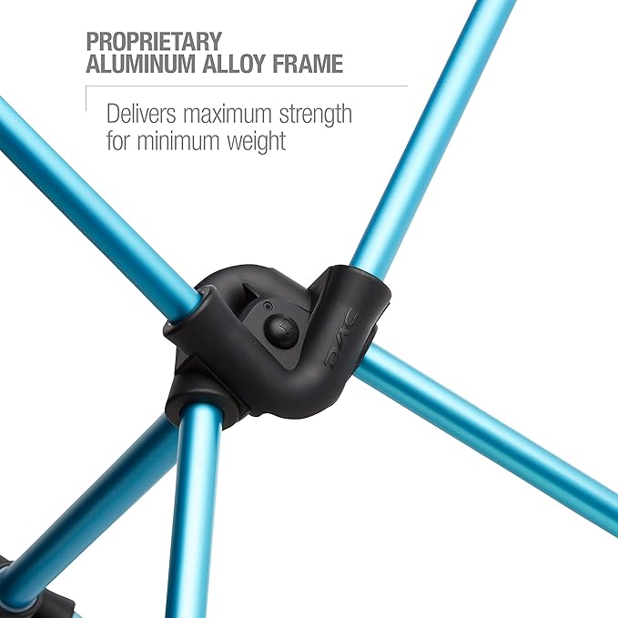 Helinox Chair One Original Lightweight Compact Collapsible Camping Chair Black/Blue, 2.1lbs Outdoor Chairs, Camping Chairs for Adult,Portable Chairs for Outside, Backpacking, Picnic, Adventures