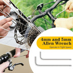 Bike Repair Kit, Bicycle Repair Bag With Tire Pump, Bike Tool Kit for Camping Travel, 16-in-1 Bike Multitool, Bicycle Tire Repair Kit, 4mm and 5mm Allen Wrenches, Used for Mountain Bike and Road Bike