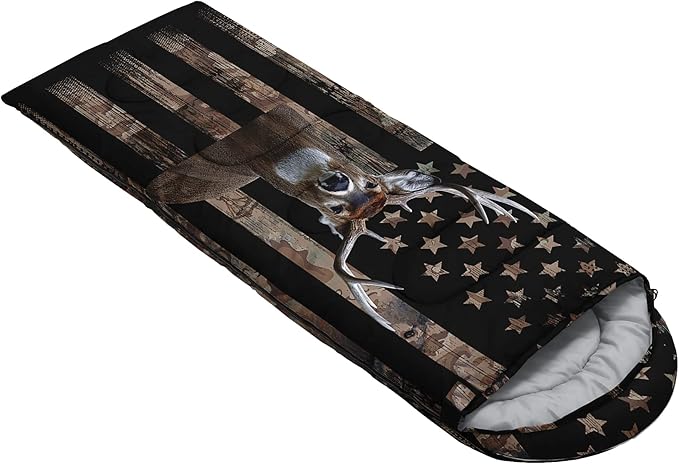 HOSIMA Butterfly Sleeping Bags for Adults and Kids for Camping,Black Gothic Ultralight Sleeping Bag for Cold Weather Summer.
