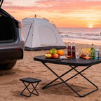 Foldable Picnic Table for Tesla Model Y 2021-2026 Camping Car Table Board Eating Laptop IPad or Notebook for Tesla Model Y Accessories for Travel Hiking Picnic BBQ Fishing Beach