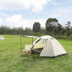 Tent Family Tent, Camping Tent, Dome Tent, Dark and Cool Inside, 3-4 People Awning, Standing Height UV, Protection Floor Pan Waterproof