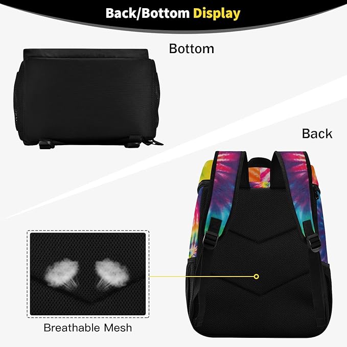 Tropical Pineapples Fruits Cooler Backpack Insulated Leak Proof Beach Cooler Bag Soft Lunch Picnic Hiking Camping Backpack Cooler
