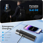 AsFrost Flashlight Camping Lights 2in-1, 180°Flip Dual Lamp 8-Mode LED Bright Weird Cool Unique Flash Light Camp Lantern Waterproof 4500mAh Type-C for Outdoor Home Emergency, Gift for Teen Men Women