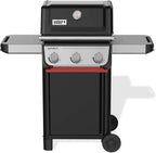 Weber Spirit E-310 Liquid Propane Gas Grill for Outdoor Cooking and BBQ, 3 Burners, Black – Porcelain-Enameled Cast-Iron Grates & Snap-Jet Ignition