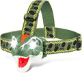 TIGTECGAME Dinosaur Headlamp for Kids Flashlight T-Rex LED Headlamps Dinosaur Toys Camping Gear, Gift for Toddlers Boys Girls Adults