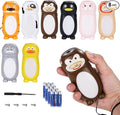 KunHe 8 Pack Animal Flashlights for Kids 2 in 1 Toddler Flashlight Camping Lantern Flashlights Stocking Stuffers for Kids Toddlers Lantern Cute Flashlight Christmas Gift for Girls Boys