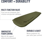 Sea to Summit Camp Plus Self-Inflating Foam Sleeping Mat for Camping, Tapered - Regular (72 x 20 x 3 inches)