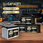 12V 330Ah LiFePO4 Lithium Battery, Bluetooth Lithium Battery with Self-Heating, 200A BMS, up to 15000 Cycles, Max.4224Wh Energy with Low Temp Cut off, Perfect for RV, Solar, Trolling Motor
