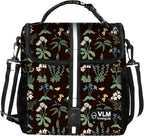 VLM Lunch Box for Women, Insulated Lunch Bag Women with Adjustable Shoulder Strap, Cute Lunch Tote Bag for Work,Picnic,Camping