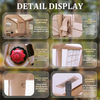 Inflatable Tents for Camping, Large Inflatable Camping Tent with Hand Pump, Easy Setup Tents for 2/4/6/8/10/12 People, Portable Glamping Tent