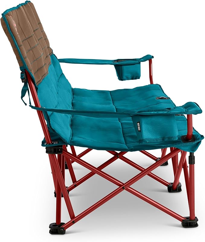 Kelty Lowdown Couch - 3 Person Capacity Camping Chair, Extra Large and Sturdy Bench for Campsites, Soccer Games, and Backyard Parties