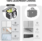 Golf Cart Cooler with Magnetic Lid 12-Can Insulated Soft Cooler Bag Collapsible for Golf Cart,Golf Accessories,Lunch Camping Cooler Insulated Lunch Bag with Adjustable Shoulder Strap