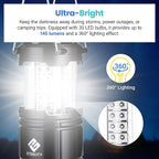 Stansport 24-Piece Tableware Set and 2-Pack Etekcity Camping Lanterns