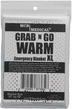 MCR Medical Supply SB2-200 Silver Mylar Emergency Blanket, 84" x 52" (Pack of 200)