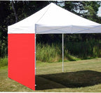 Sunwall for 10x10 Pop up Canopy, Instant Canopy Tent Sidewall, 1 Pack Sidewall Only (Red)