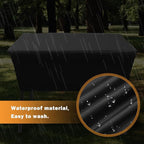 Luxiv Heavy-Duty Patio Cover for Camp Chef 3 Burner Stove, Waterproof Cover (Black, 43x16x16)
