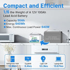 Redodo 12.8V 50Ah LiFePO4 Battery (3 Pack), Ideal Replacement for 12V 100Ah AGM SLA Battery, Built-in BMS, 4000-8000 Cycles & 10-Year lifetime, Lithium Battery for RV, Camper, Security Devices