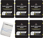 First Aid Advanced Quick Clot Combat Gauze - Flexible Hemostatic Gauze - Stop The Bleed kit Faster Wound Packing with Quick Clotting Medical Gauze - Survival Kit Supplies - 3" x 12.5' (CT-Gauze-5)