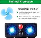 12v to 220v,Pure Sine Wave Inverter, AC 12 V, 24 V, 48 V to DC110V 220 V Power Converter with Socket and LCD Display for RV, Truck, Boat, Camping and Home(5000W)