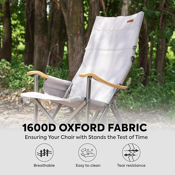 ICECO VL75ProD 75L Dual Zone Refrigerator, Portable Fridge with SECOP Compressor, Multi-directional Lid, 0-50°F, APP Control, Dual USB 12/24VDC&110-240VAC, Car Refrigerator| With Camping Chair-Grey