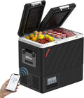 Setpower 12V Refrigerator with APP Control, 59QT Dual Zone Car Fridge Freezer,Electric Coolers for Vehicles AC/DC,Car Refrigerator 12V Portable Fridge for Car,SUV,Truck,RV,Camp,Travel,Road Trip,DT55
