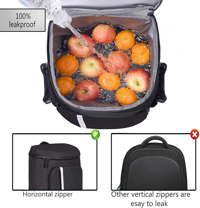 FORICH Backpack Cooler Leakproof Insulated Waterproof Backpack Cooler Bag, Lightweight Soft Beach Cooler Backpack for Men Women to Work Lunch Picnics Camping Hiking, 30 Cans