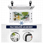 EchoSmile 25/30/35/40/60/75 Quart Rotomolded Cooler, Built to Stand up to The Rigors of The Journey