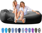 AlphaBeing Inflatable Lounger Beach Chair Accessories, Air Sofa Hammock Inflatable Couch for Camping Backyard Lakeside with Compression Sacks, Ideal Outdoor Gifts for Adults