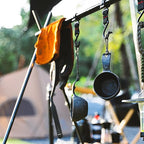 12 PCS Ice Fishing Shelters Hooks, Coat Hooks Hanger Hanging Ice Shanty Camping Light Cookware Hanger Hooks Pots Hanging Hooks Camping Bag Stroller, Hanging Storage Fishing&Hunting Accessories