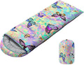 Sleeping Bags for Adults Youth Kids,3D Printing Camping Sleeping Bag for Girls Boys Lightweight Waterproof Cold/Warm Weather Sleeping Bag for 3 Seasons