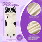 70" 4.2lbs Dog Thickened Kids Nap Mat for Preschool, Daycare,Kindergarten,Soft Washable for Boys and Girls, 2-in-1 Stuffed Animals Sleeping Bag and Pillow, Sleep Sack for Toddlers